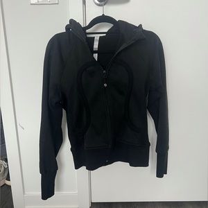 Lululemon Black Jacket with Pink Logo